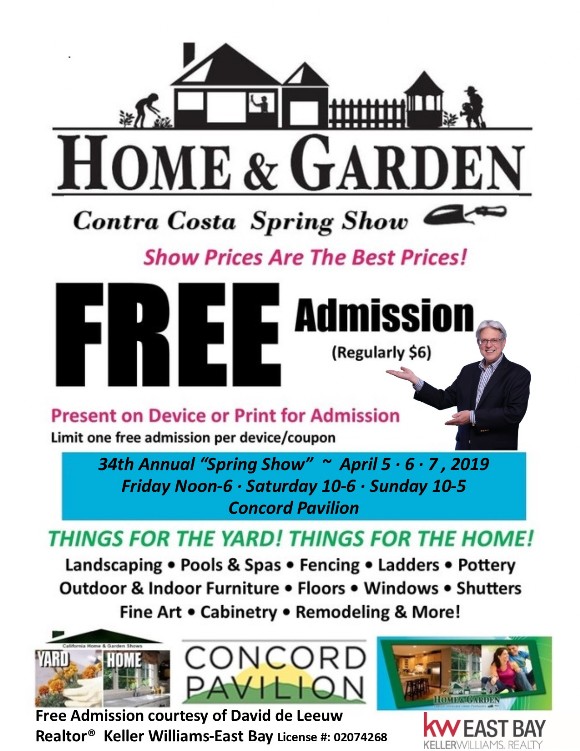 Kiss Coupon To Save At Contra Costa County Spring Home Show Free