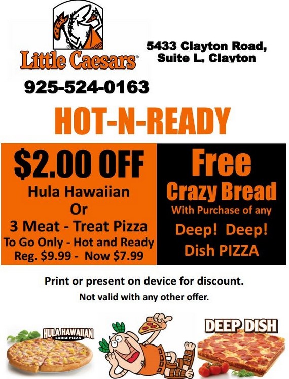 Kiss Coupon to save at Little Caesars Clayton KissSavings Local