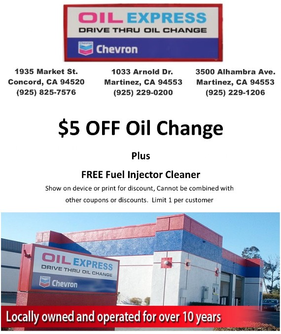 Oil Express Printable Coupons